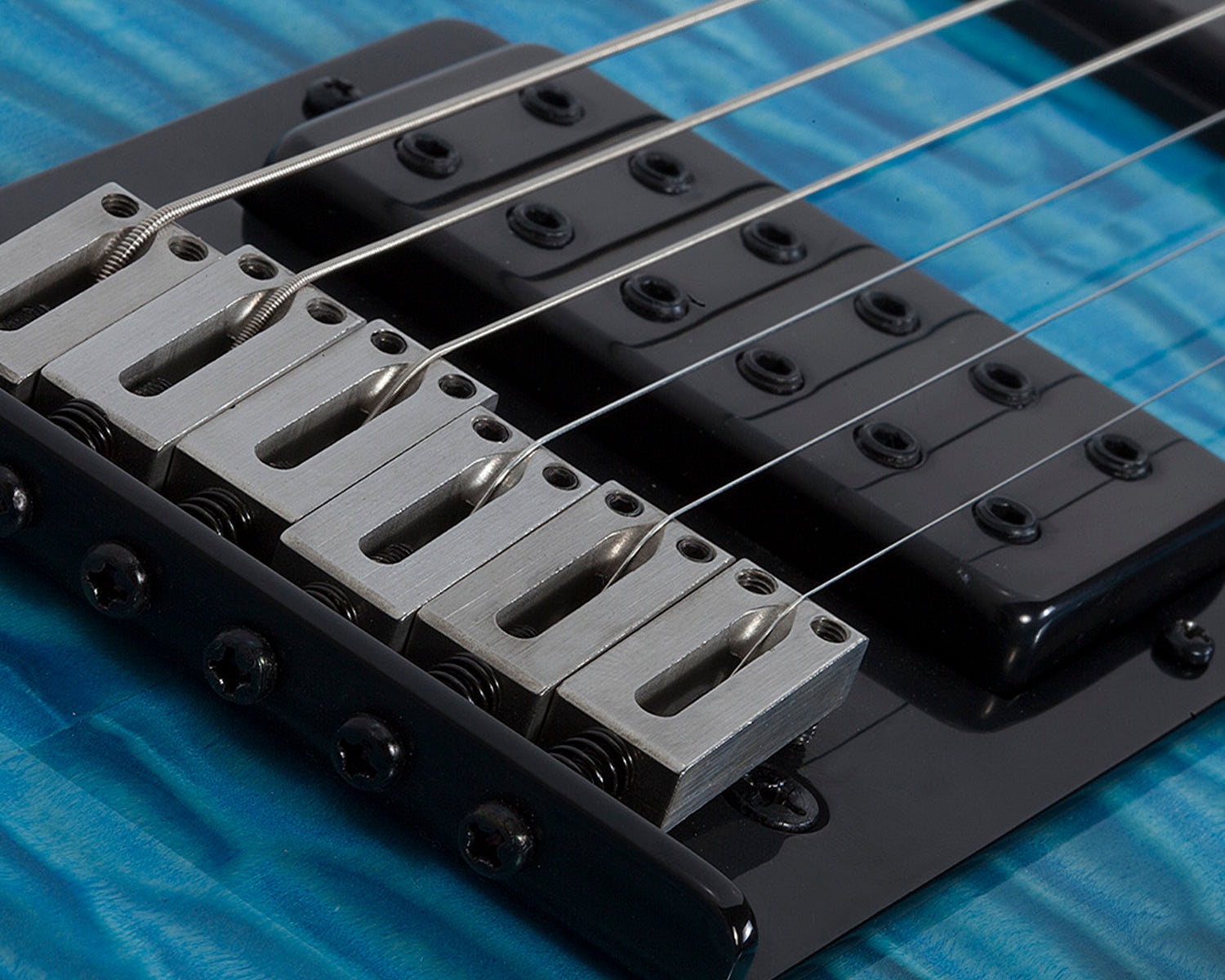 Guitarra Eléctrica Schecter PT Pro Maple Trans Blue Burst