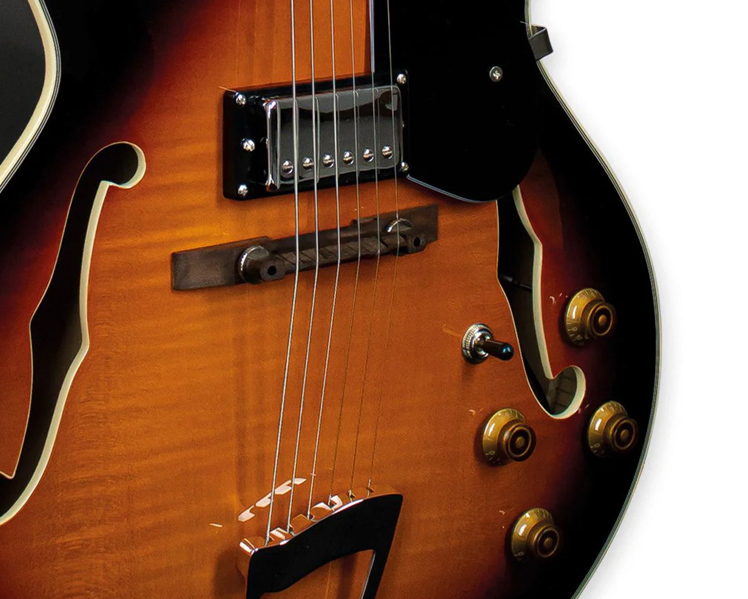 Guitarra Eléctrica Semihueca Tagima Jazz 1900 Vintage Sunburst