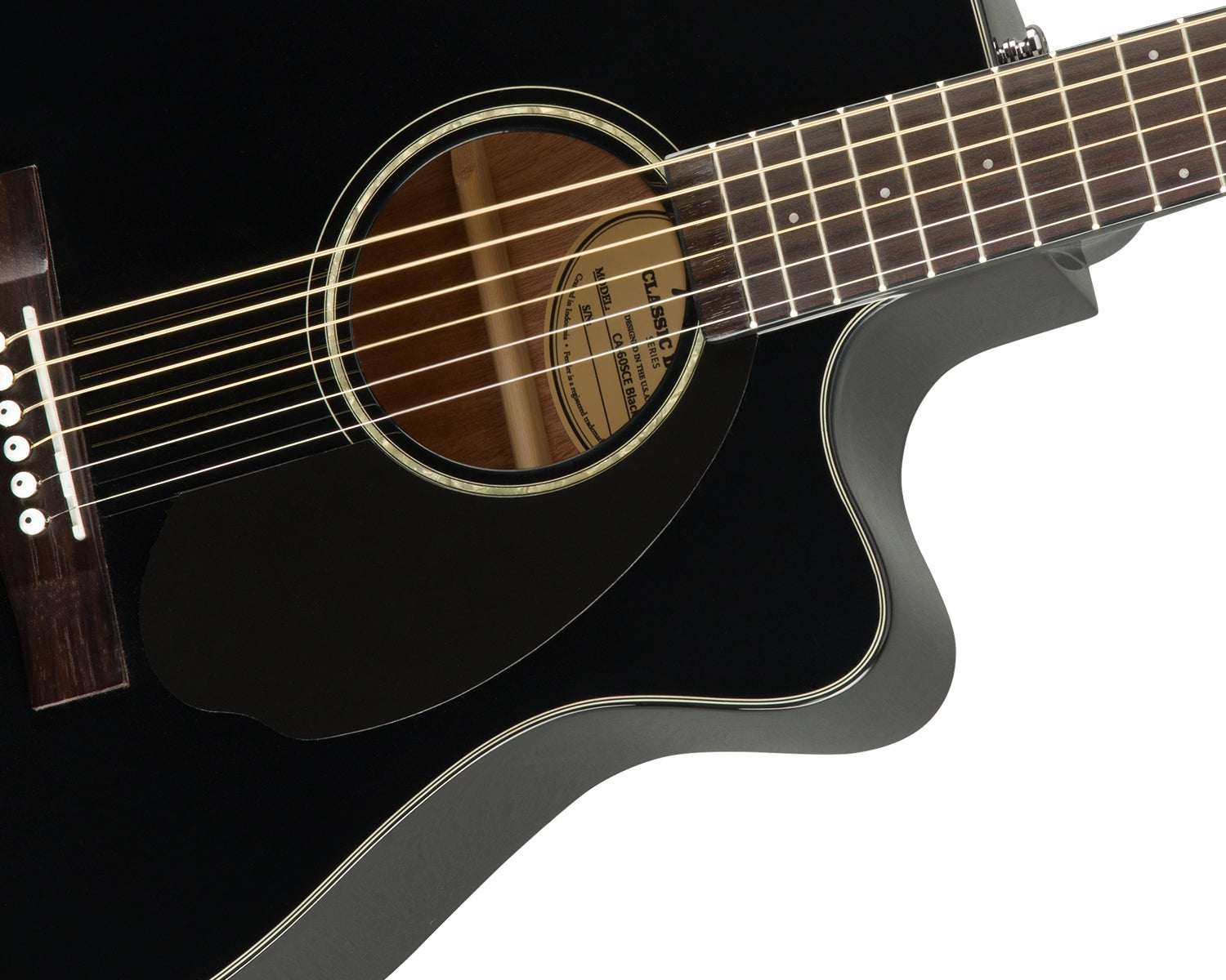 Guitarra Electroacustica Fender CC-60SCE Black