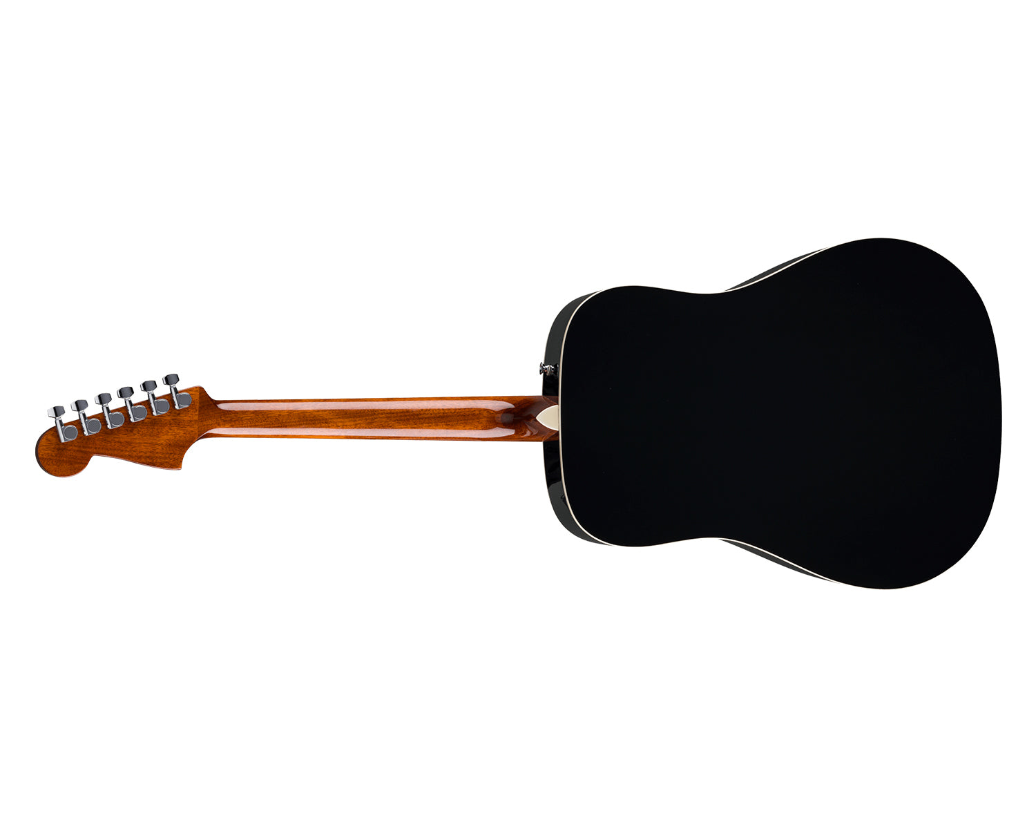 Guitarra Electroacústica Fender California Standard Redondo Black con Tapa de Spruce