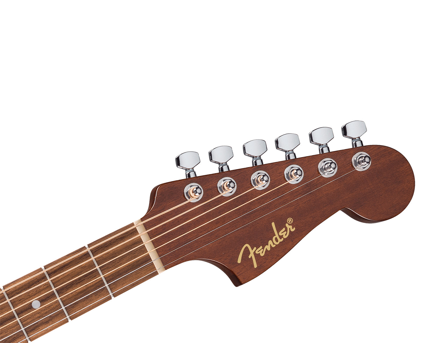 Guitarra Electroacústica Fender California Standard Redondo Black con Tapa de Spruce