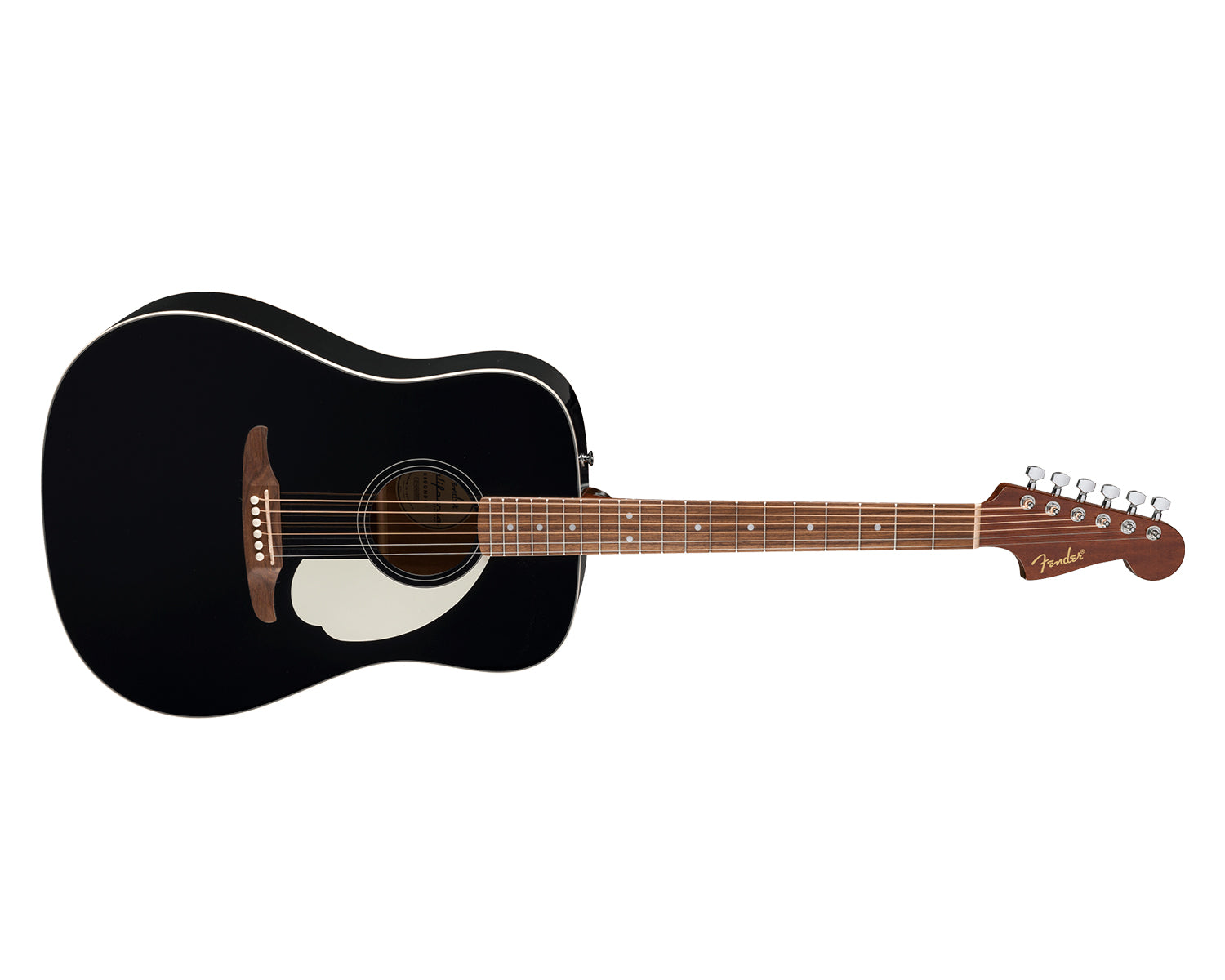 Guitarra Electroacústica Fender California Standard Redondo Black con Tapa de Spruce