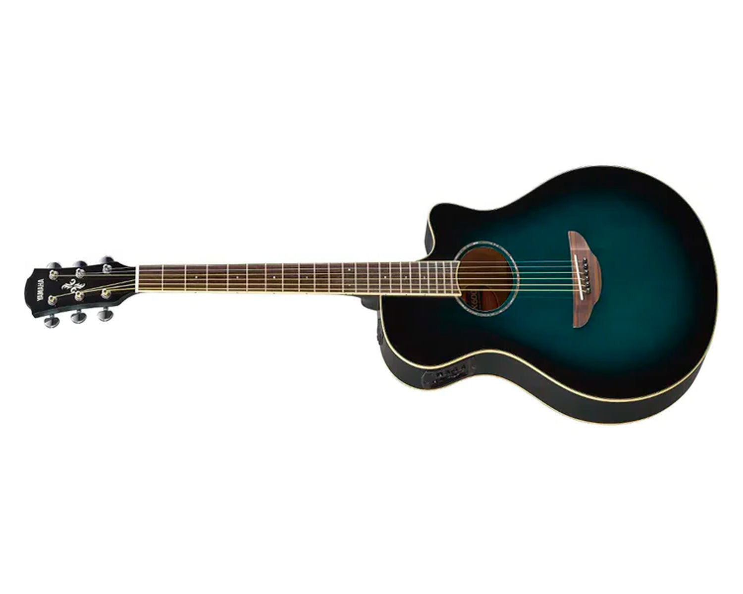 Guitarra Electroacústica Yamaha APX600OBB Oriental Blue Burst