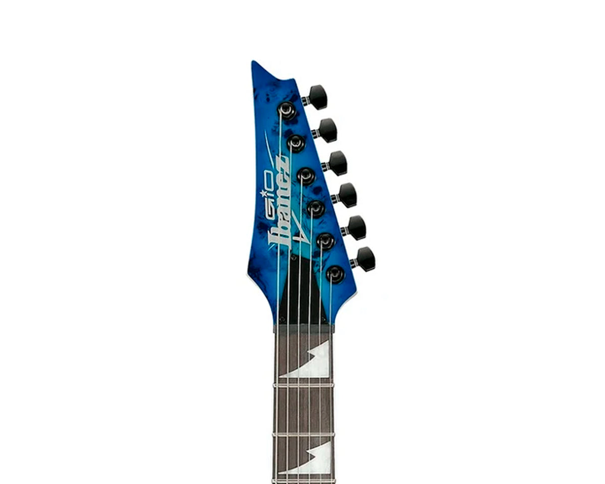 Guitarra electrica Ibanez GIO RG221PA-AQB azul transparente sombreado