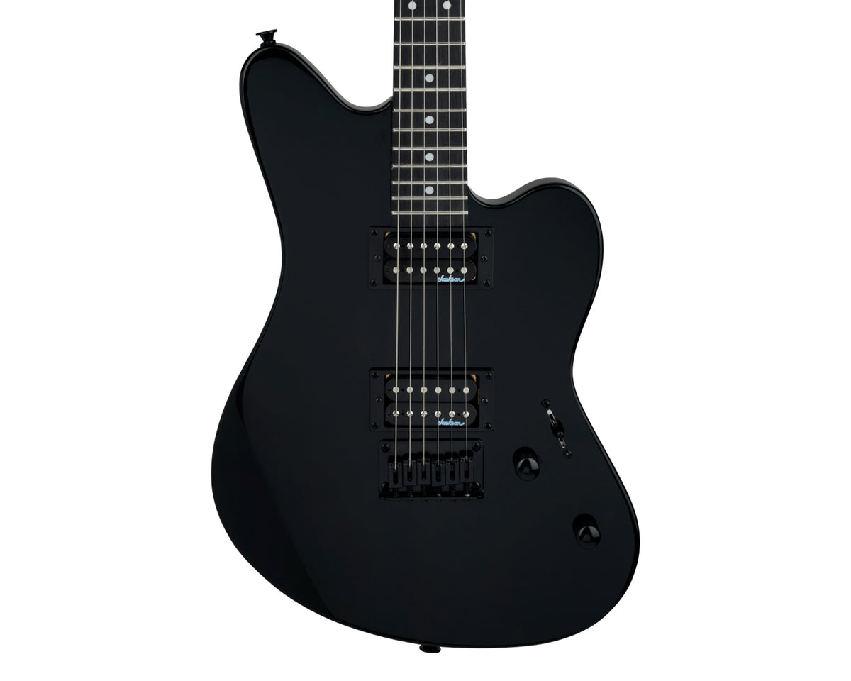 Guitarra eléctrica Jackson JS Series Surfcaster JS22 HT, Gloss Black