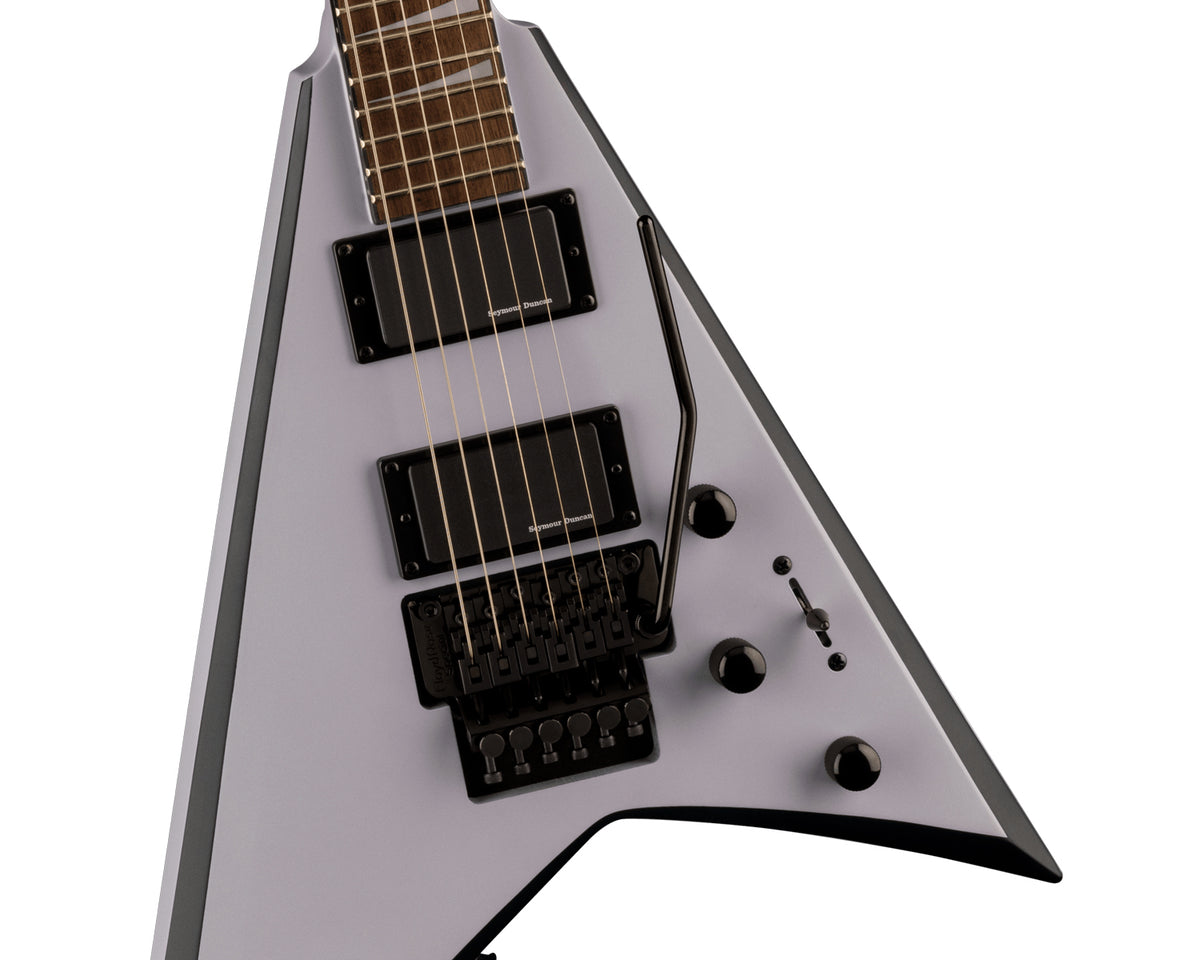 Guitarra eléctrica Jackson X Series Rhoads RRX24, Laurel, Battleship Gray with Black Bevels