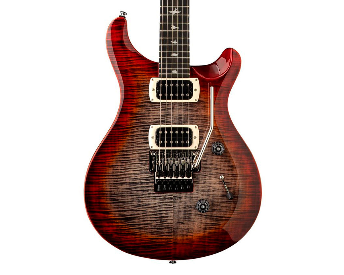 Guitarra eléctrica PRS SE Custom 24 Floyd Charcoal Cherry Burst
