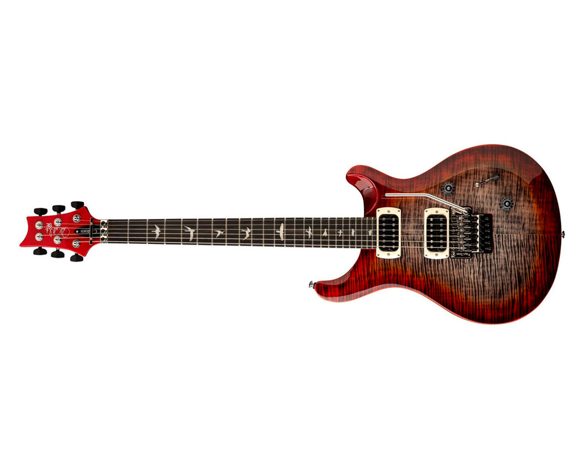 Guitarra eléctrica PRS SE Custom 24 Floyd Charcoal Cherry Burst