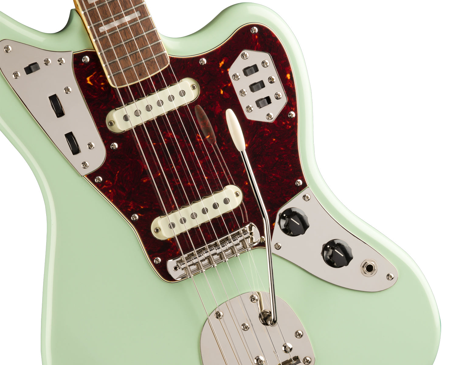 Guitarra eléctrica Squier Classic Vibe '70s Jaguar Laurel Fingerboard Surf Green