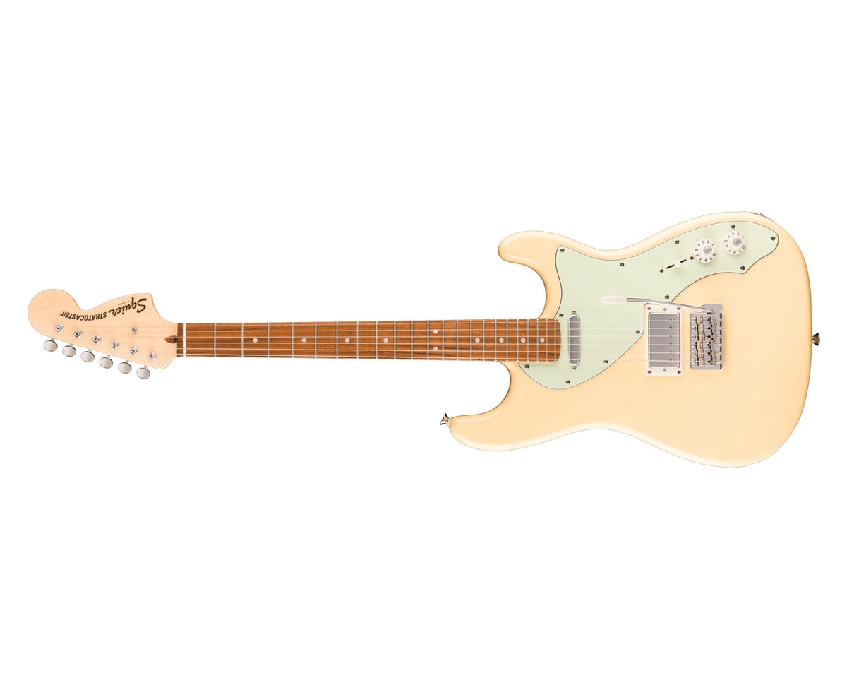 Guitarra eléctrica Squier Paranormal Stratocaster Deluxe, Laurel, Vintage White