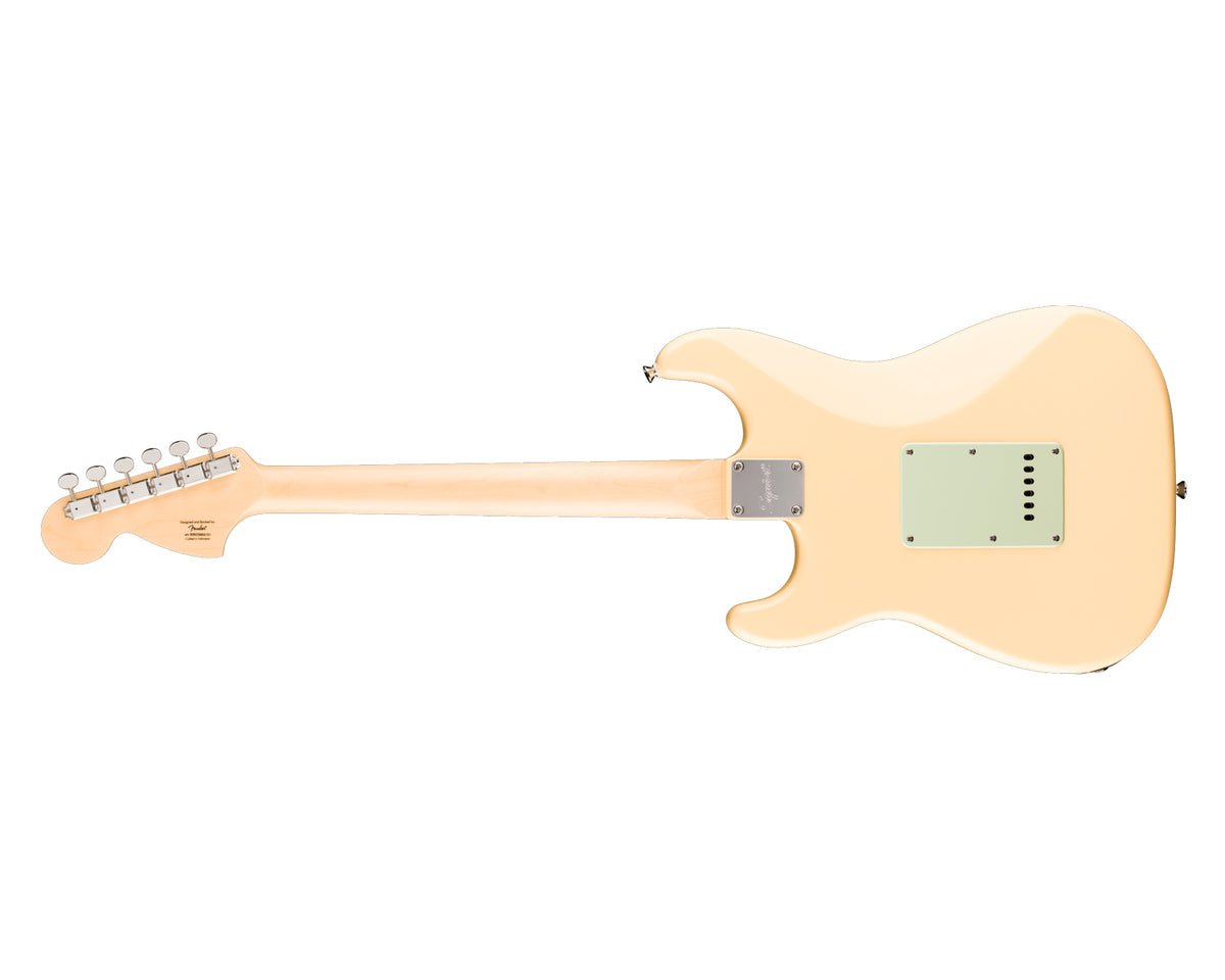 Guitarra eléctrica Squier Paranormal Stratocaster Deluxe, Laurel, Vintage White