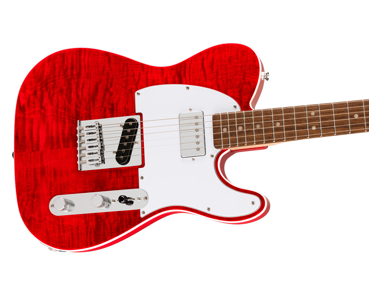 Guitarra eléctrica Squier Telecaster FMT SH Affinity Series Crimson Red Transparent
