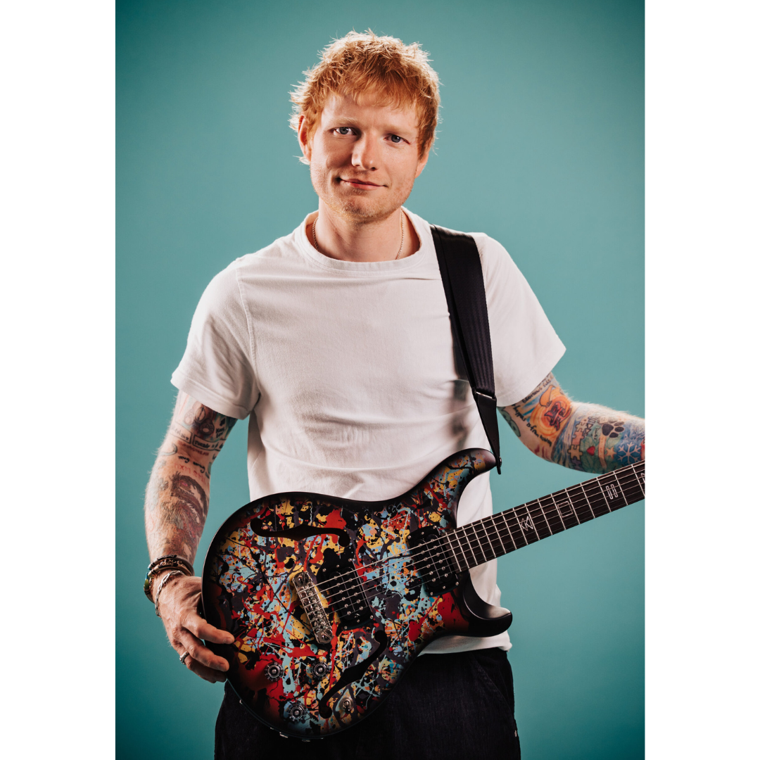 Guitarra Eléctrica PRS SE Ed Sheeran Cosmic Splash Hollowbody I Baritone Piezo Edición Limitada Cosmic Splash