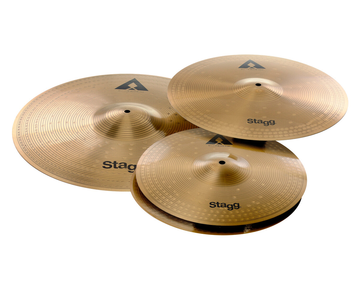 Kit de Platillos Para Batería Stagg Axk Set 14"/16"/20"