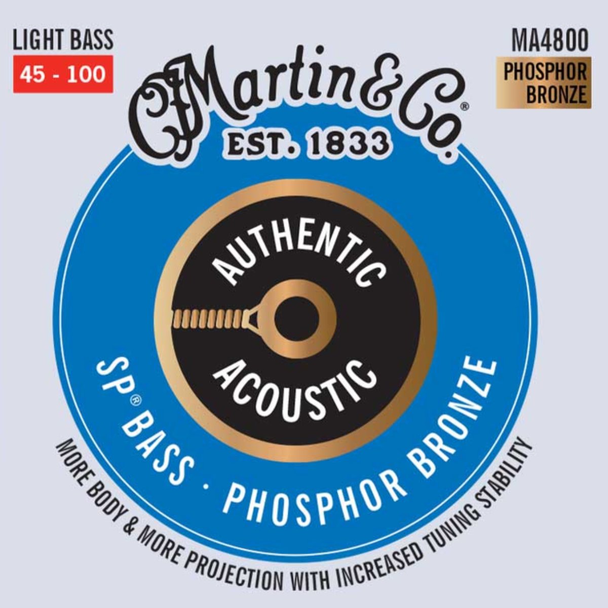 ENCORDADURA P/BAJO ELECTRICO MARTIN MA4800 LIGHT