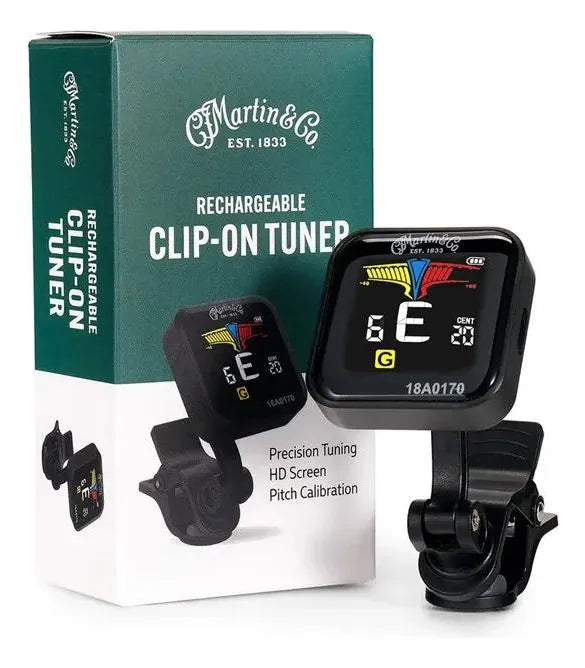 Martin 18a0170 Afinador De Clip Recargable Negro