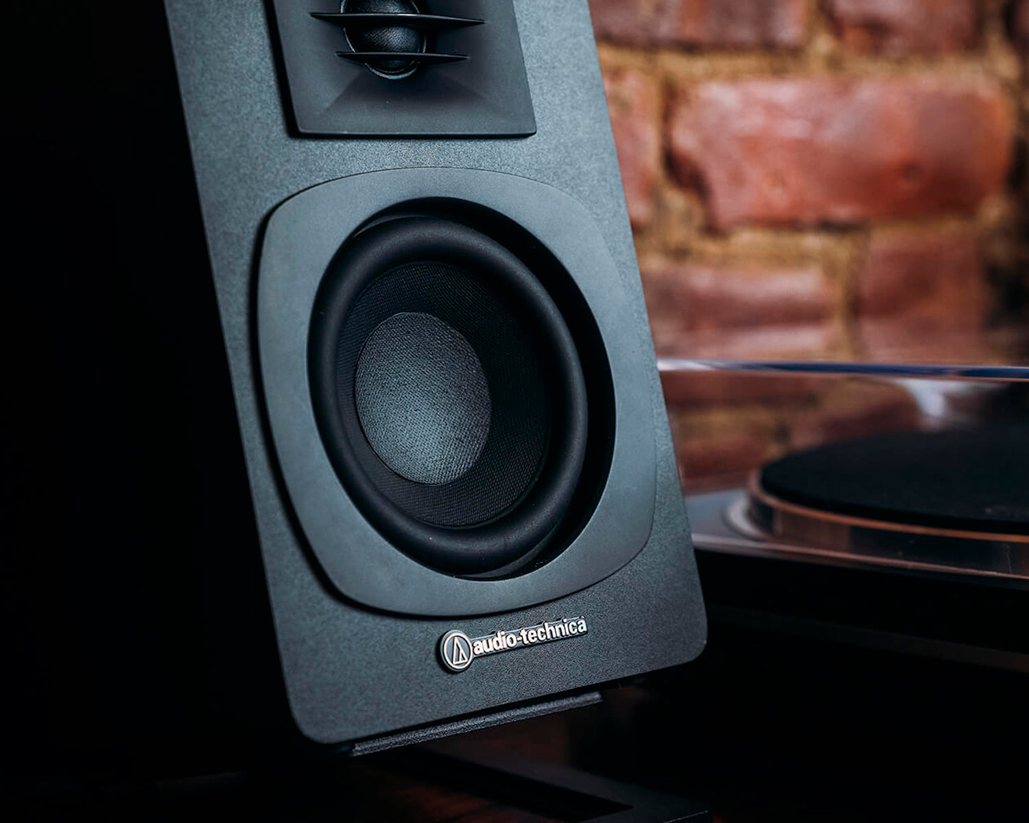 Par de Bafles de Estantería Audio-Technica AT-SP3X Bluetooth Black