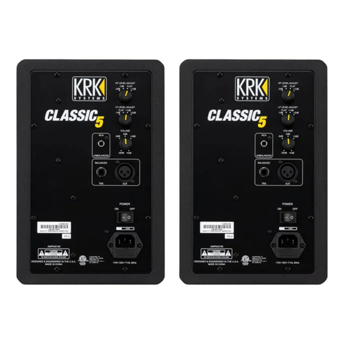 PAR DE MONITOR CERCANO DE ESTUDIO BIAMPLIFICADO KRK CLASSIC 5