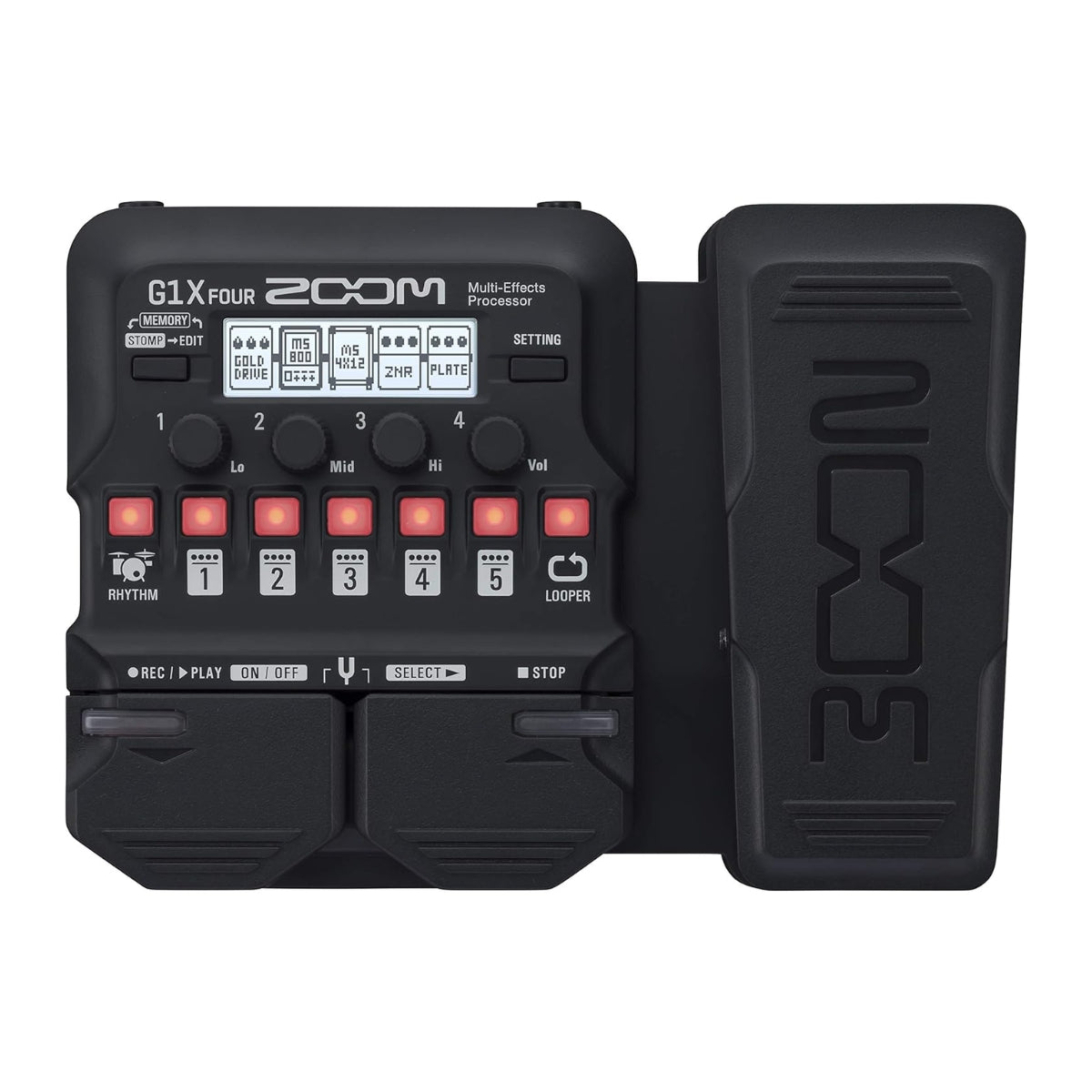 PEDALERA ZOOM MULTIEFECTOS ZG1XFOUR