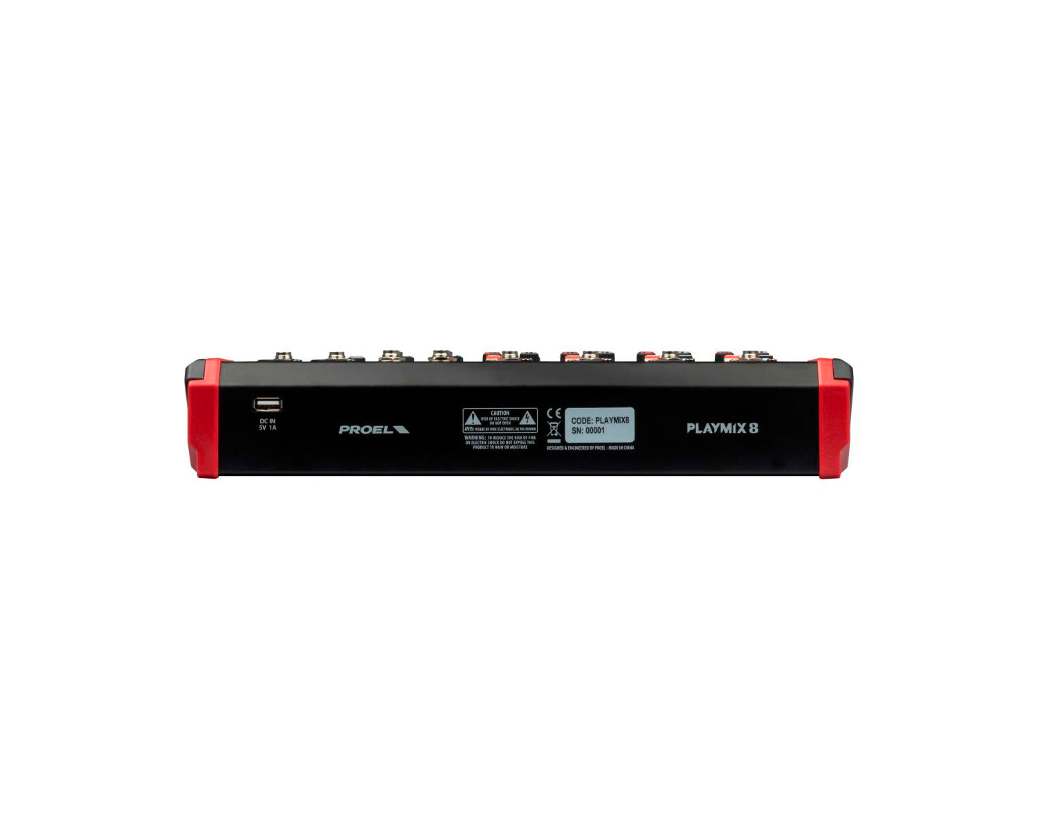 Mezcladora PROEL PLAYMIX8 de 8 Canales con FX DSP y Bluetooth