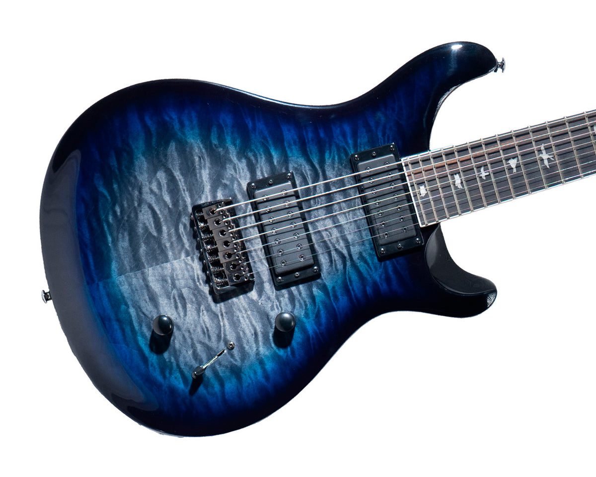 PRSE SE MARK, HOLCOMB BLUE BURST, GUITARRA ELECTRICA CON GIGBAG