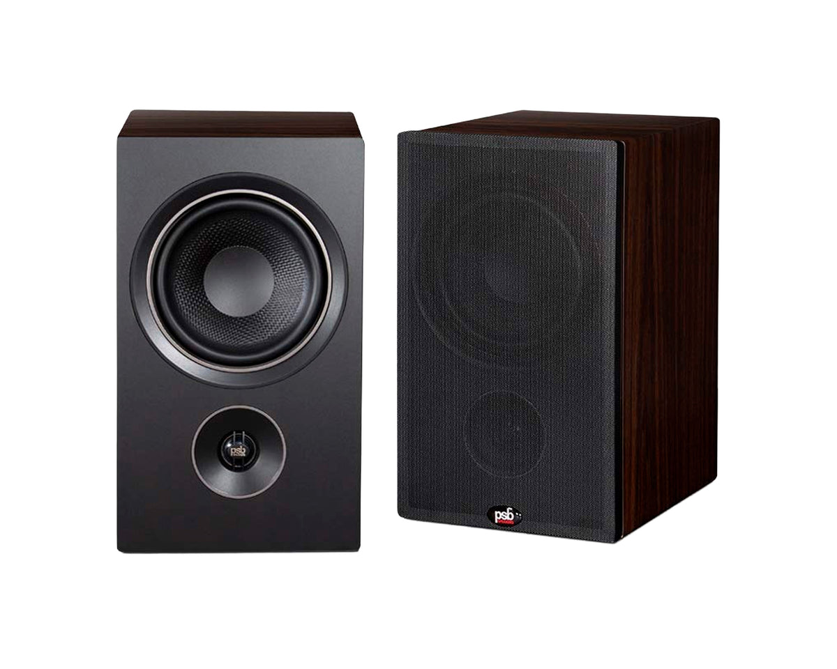 Par de Altavoces de Repisa PSB Alpha P5 WLNT de Alta Fidelidad, Walnut