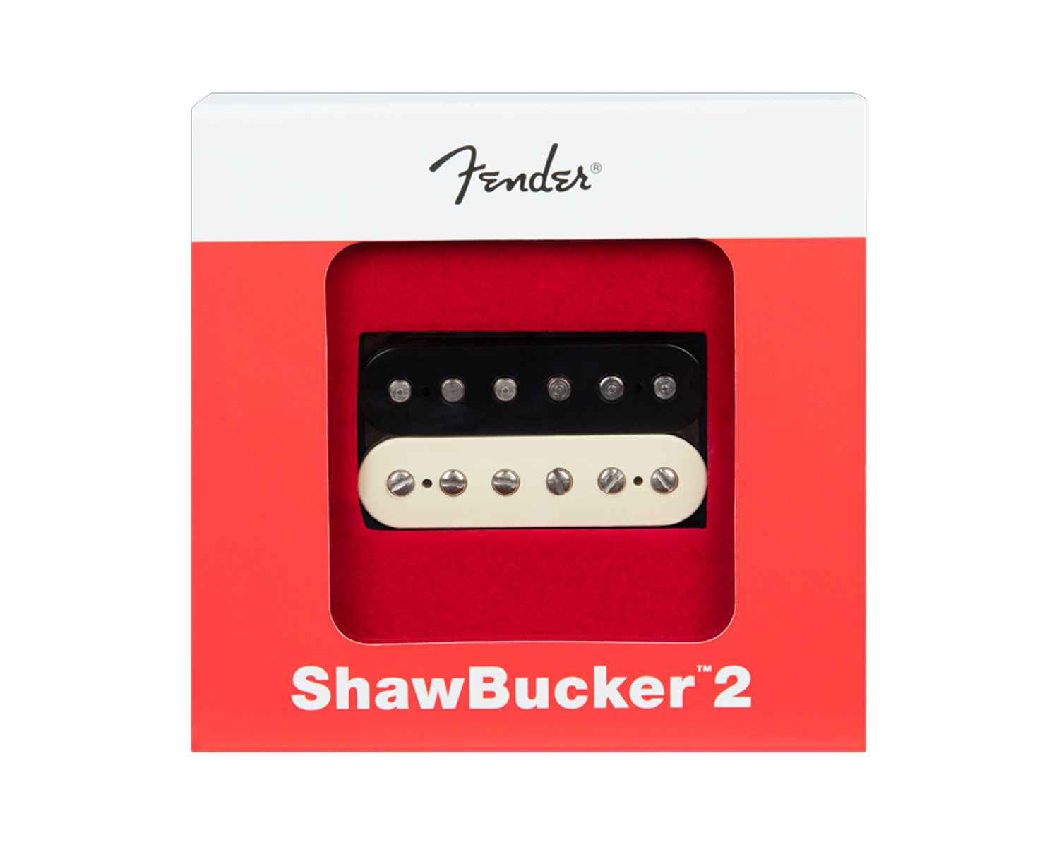 Pastillas Fender ShawBucker Humbucking 2 Pickup Zebra