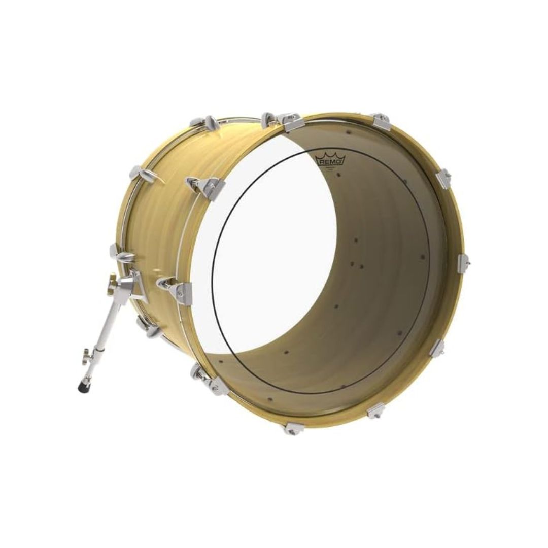 PARCHE REMO PINSTRIPE 22" TRANSPARENTE PS-1322-00