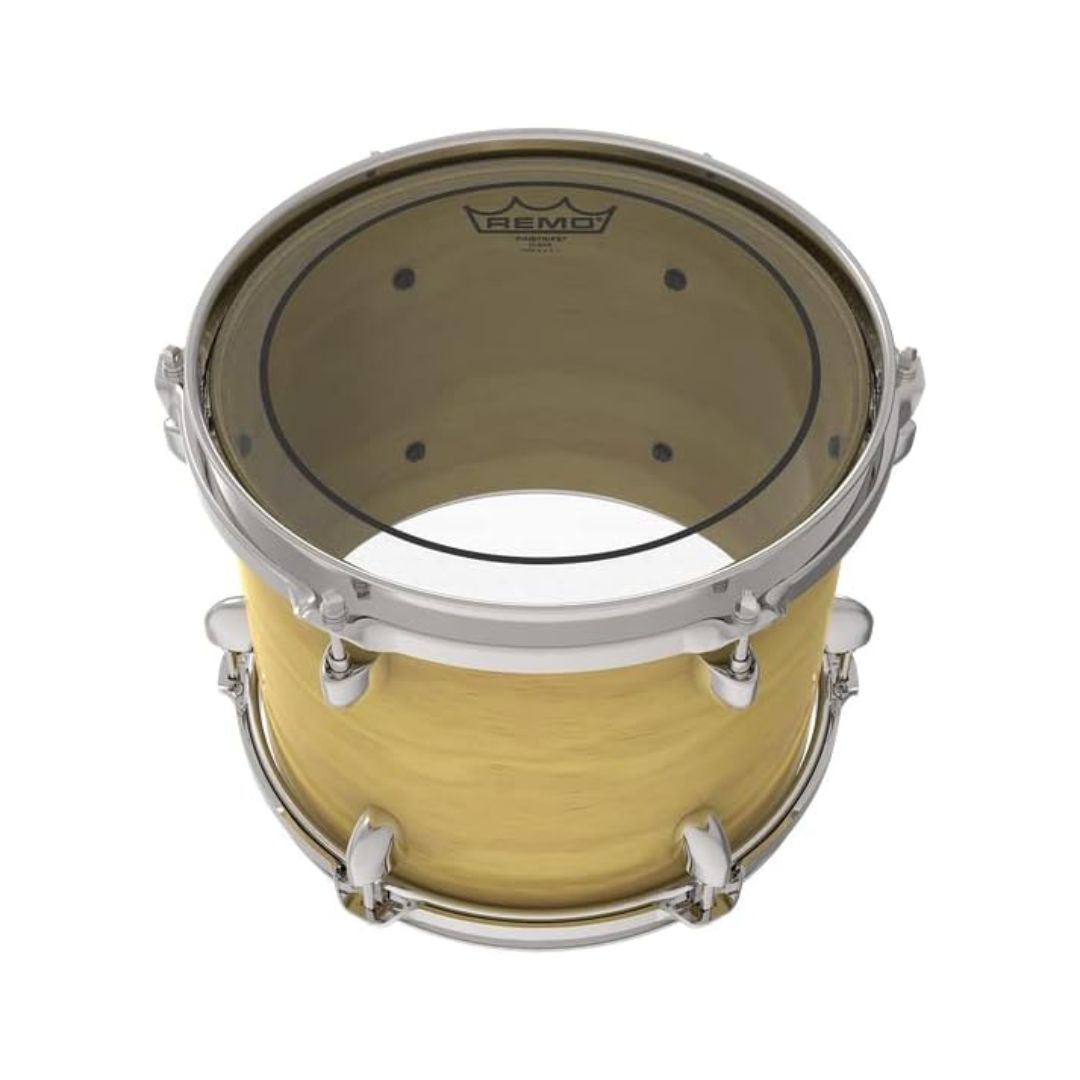 PARCHE REMO PINSTRIPE 12" TRANSPARENTE PS-0312-00