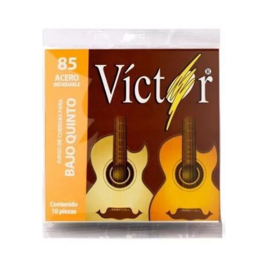 ENCORDADURA VICTOR PARA BAJO QUINTO, ACERO INOXIDABLE 85