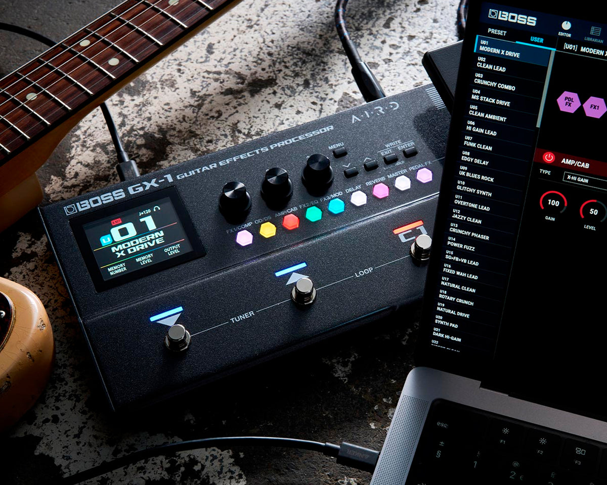 Procesador de efectos de guitarra BOSS GX-1