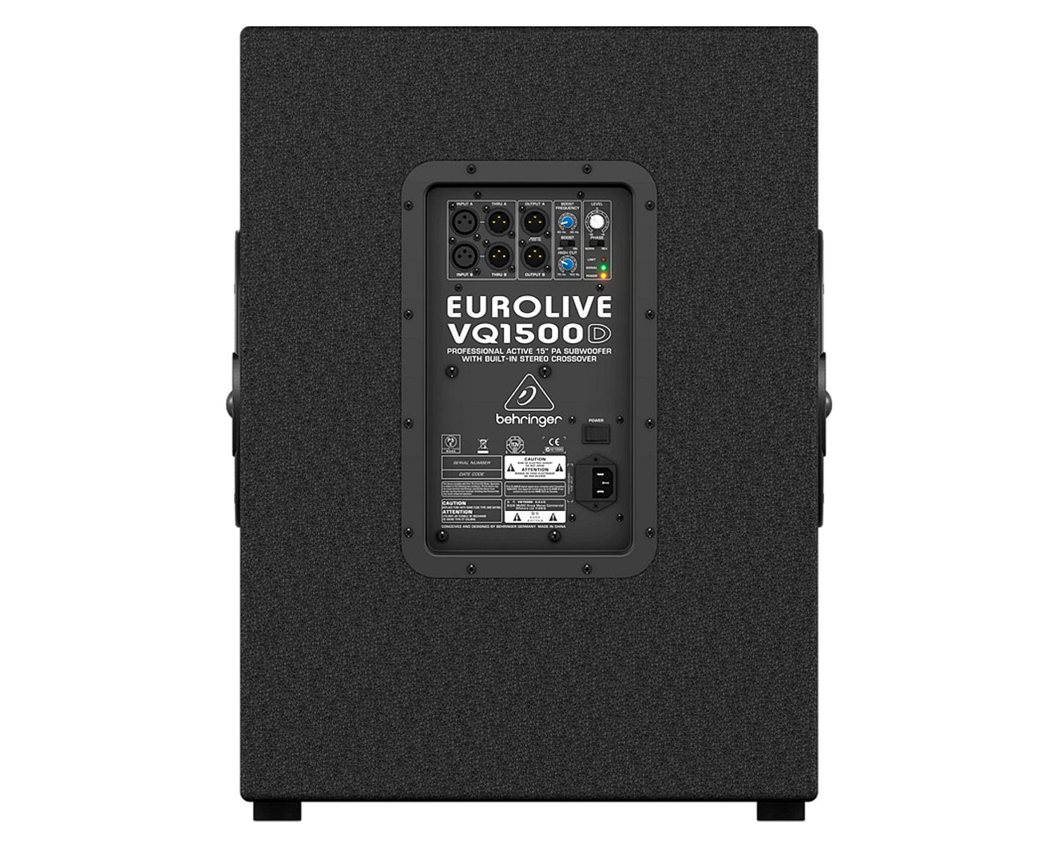 SUBWOOFER BEHRINGER ACTIVO 15" CLASE D 500W VQ1500D