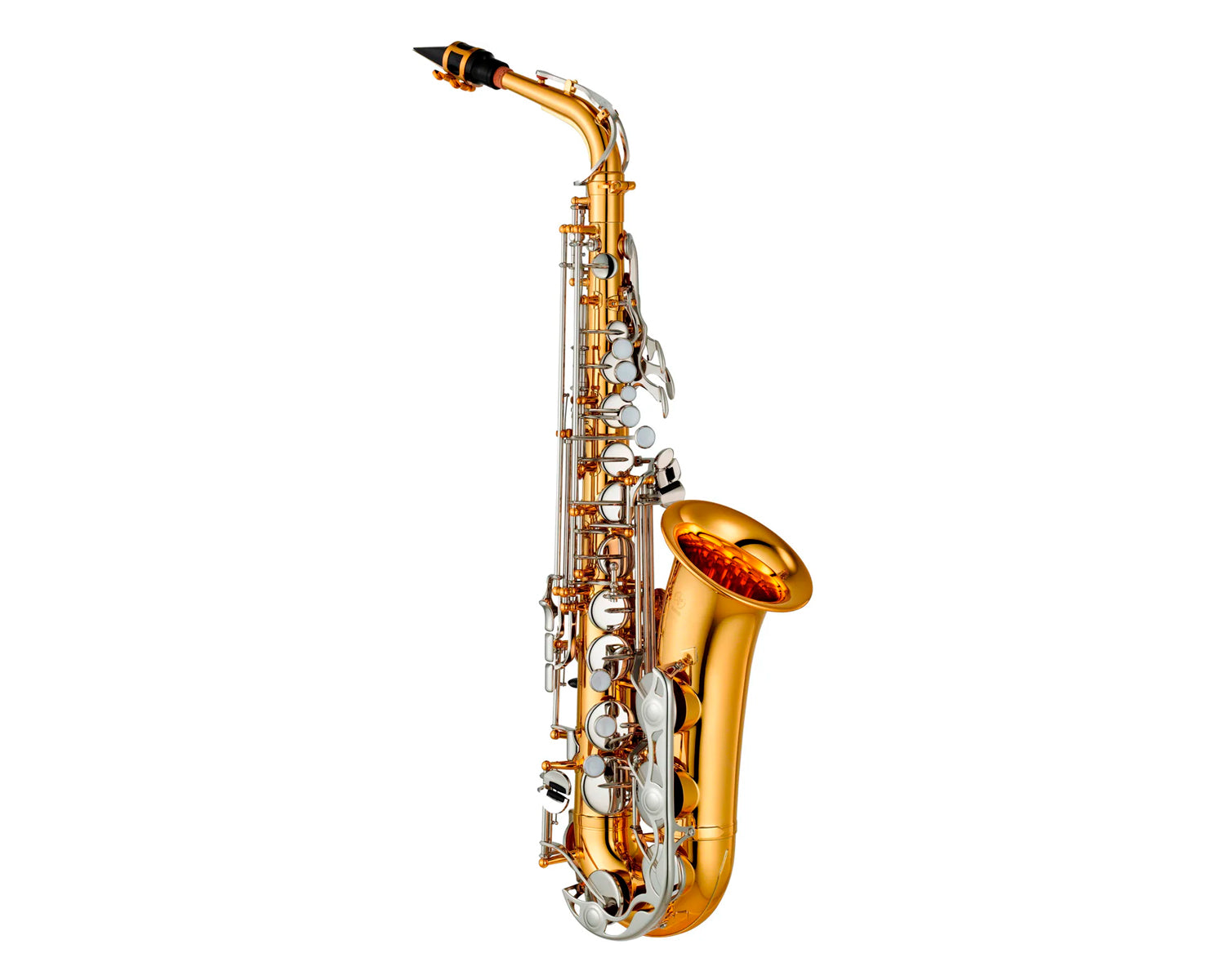Saxofón Alto Yamaha Yas26 Llaves niqueladas