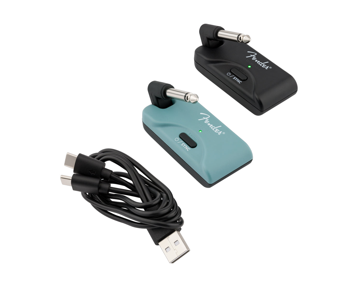 Sistema inalámbrico Fender Telepath Wireless System Mystic Ice Blue and Black