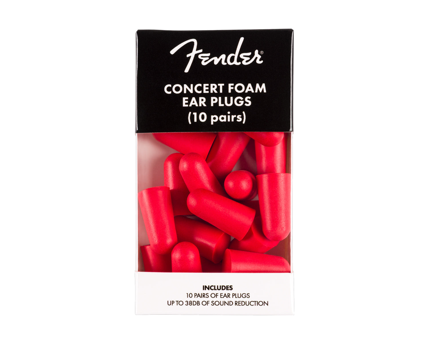 Tapones para oídos Fender Concert Foam Ear Plugs (10 pares)