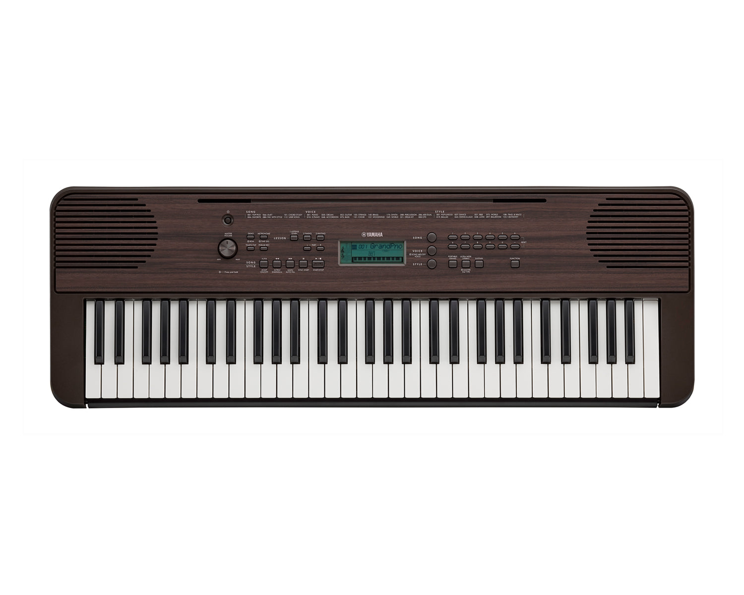 Teclado Portátil Yamaha Psre360dw Dark Walnut Con Adaptador Pa130b