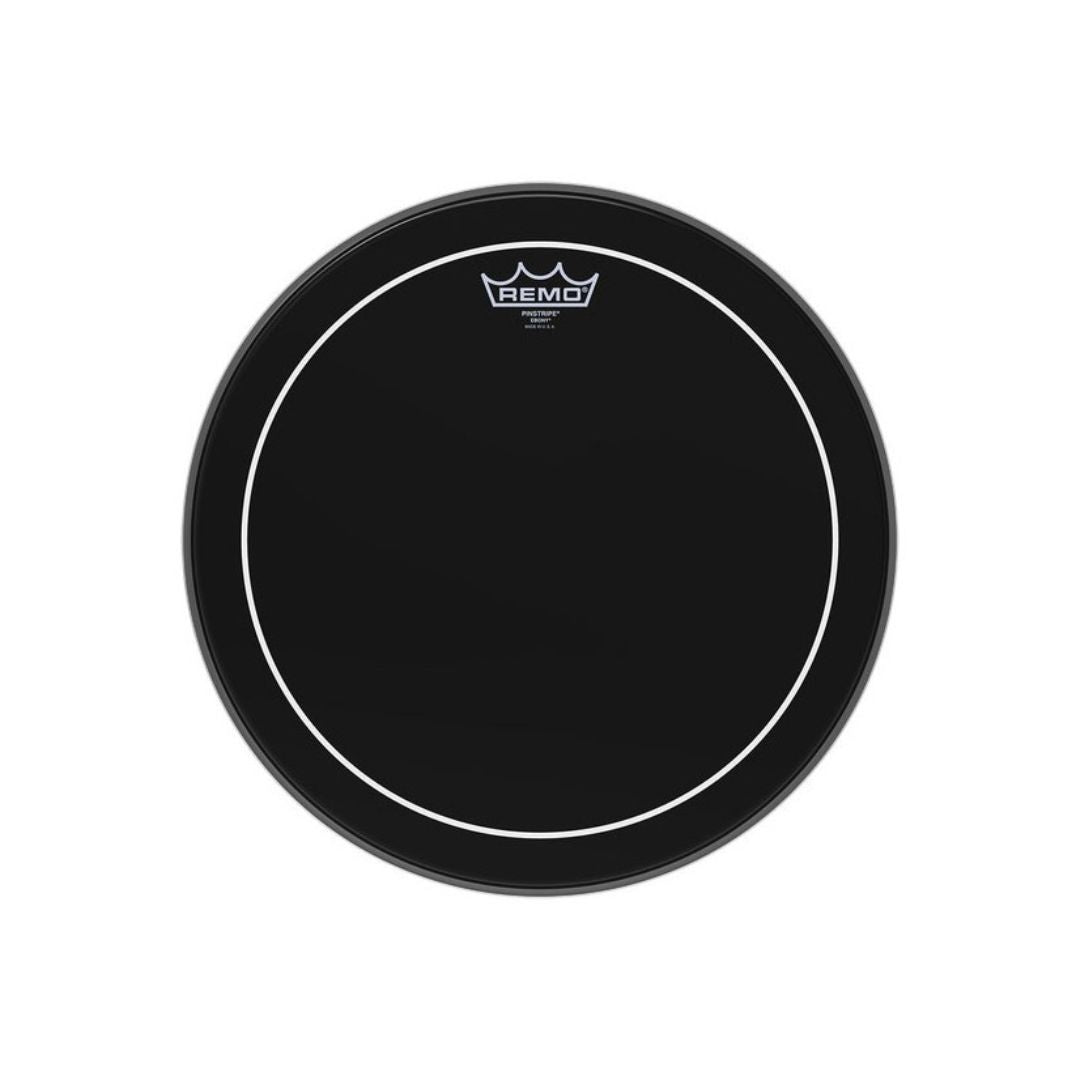 PARCHE REMO EBONY PINS 16 HIDRAULICO NEGRO
