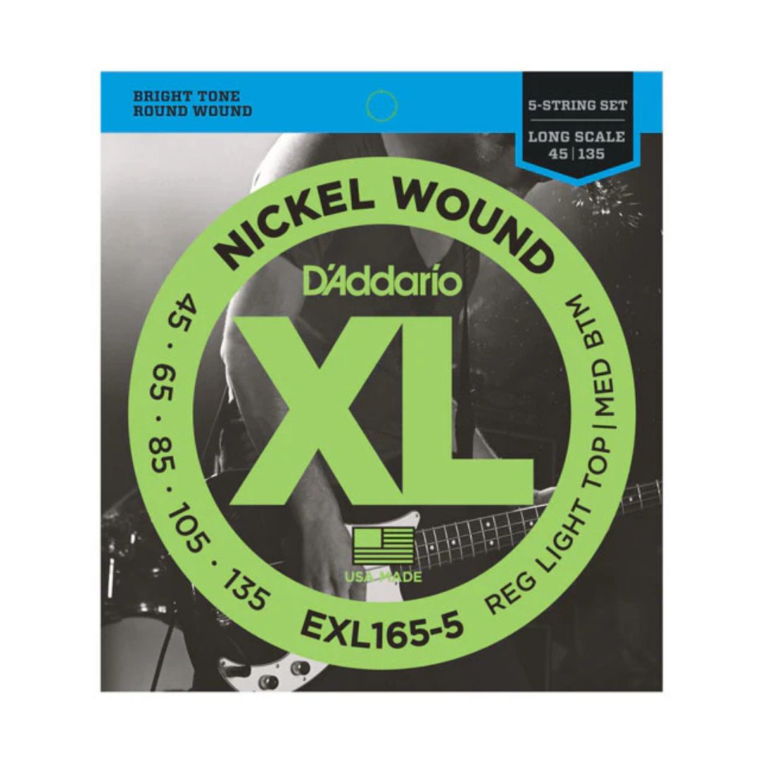 ENCORDURA DADDARIO P/BAJO ELECTRICO 5CDAS EXL-165-5
