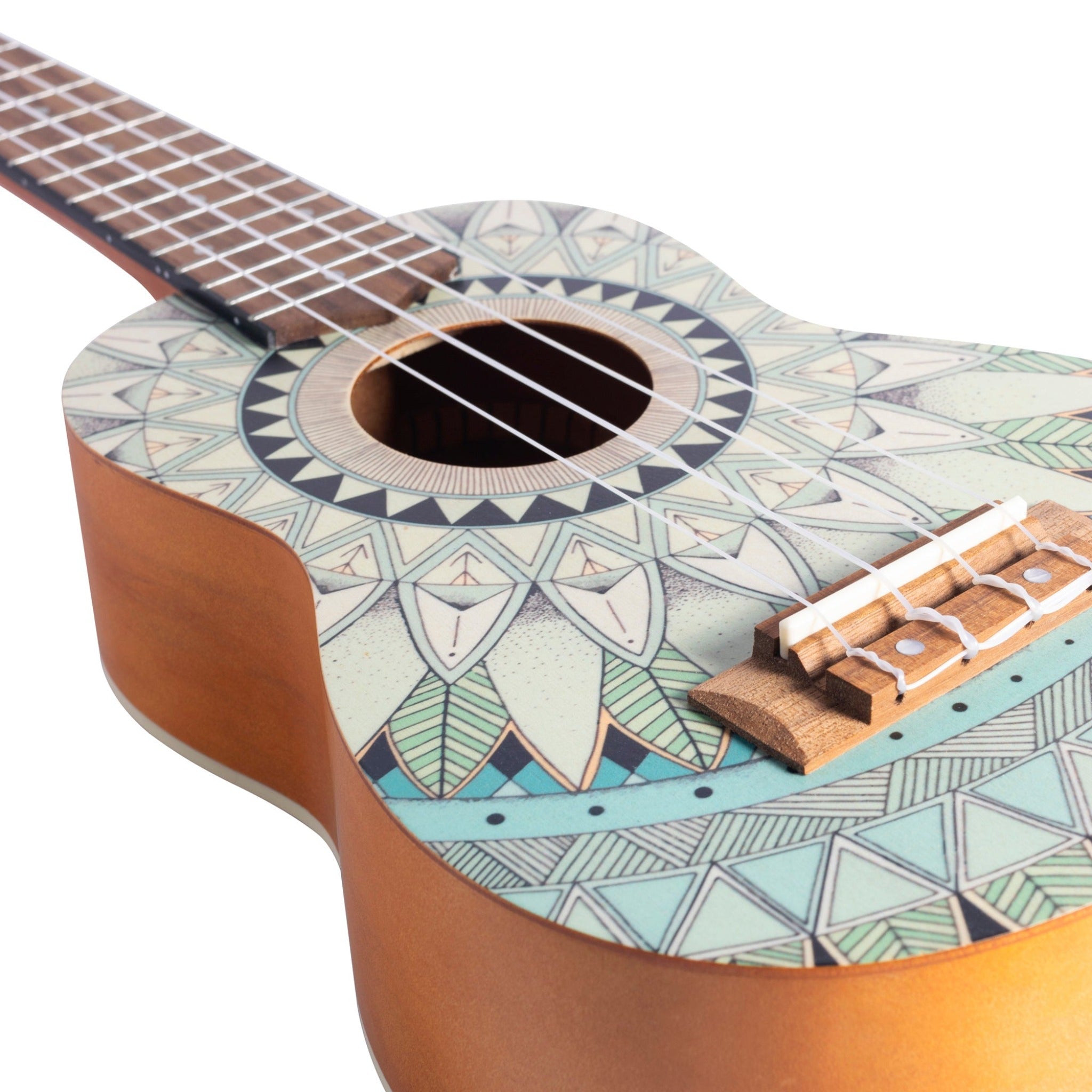 UKELELE BAMBOO SOPRANO JADE U-21-JADE C/FUNDA