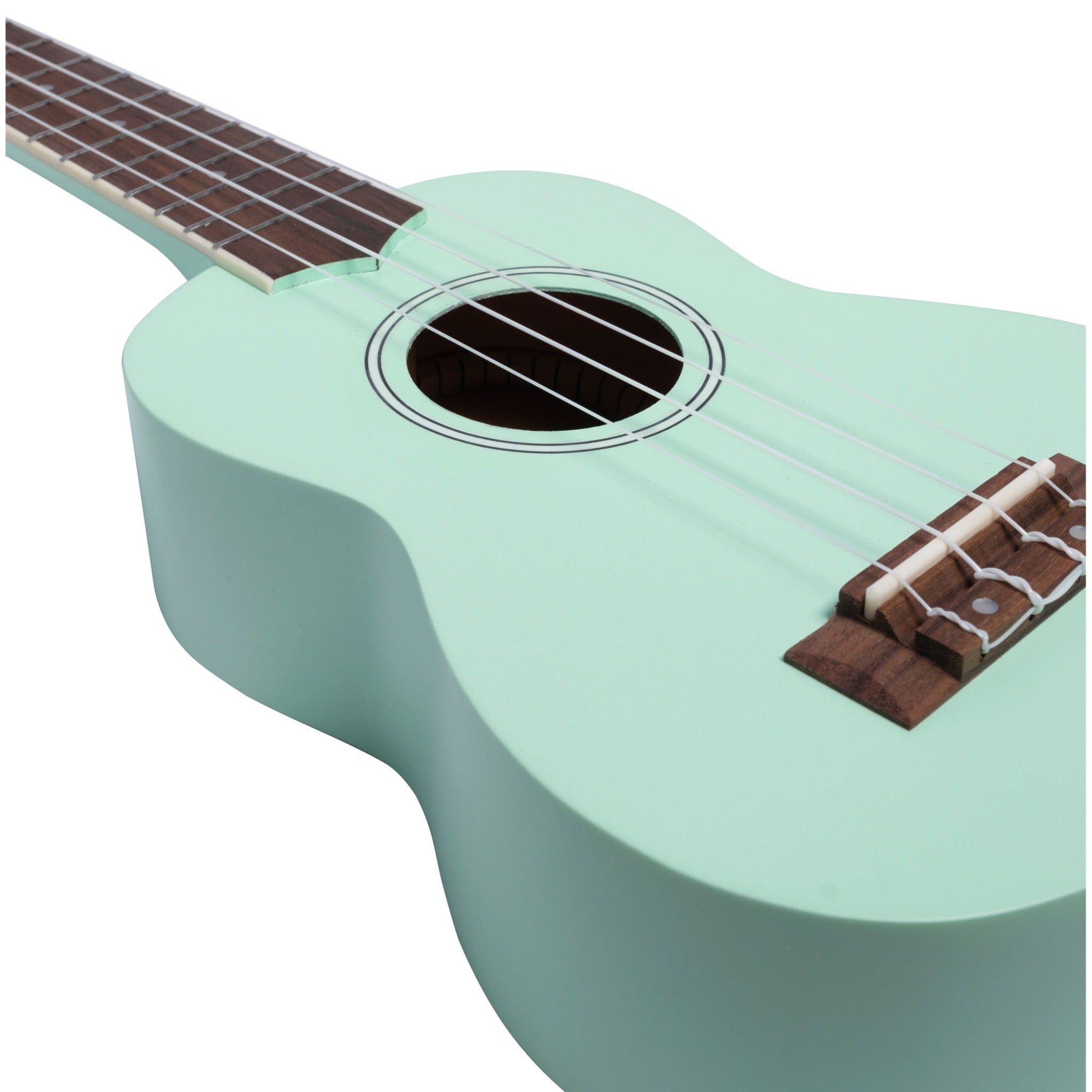 UKELELE BAMBOO SOPRANO ESTUDIO VERDE AGUA U-21-LGN C/FUNDA