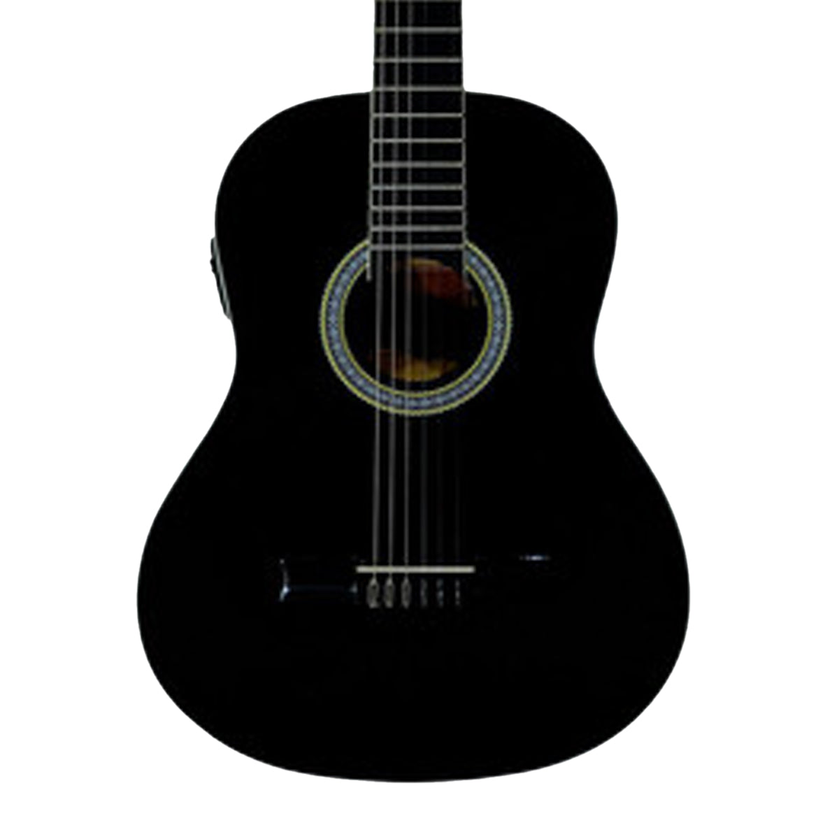 GUITARRA ELECTROACUSTICA LA SEVILLANA A-2E NEGRA