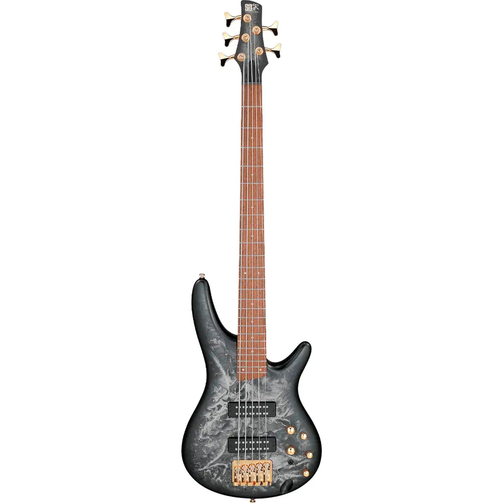 BAJO ELECTRICO IBANEZ "SR" GRIS TEXTURIZADO/SOMBREADO NEGRO MATE