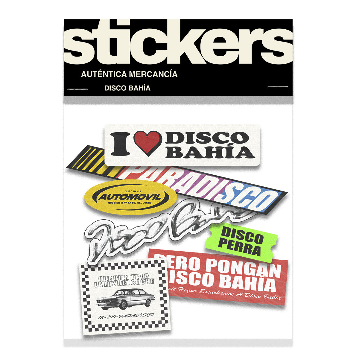 STICKER PACK DISCO BAHIA