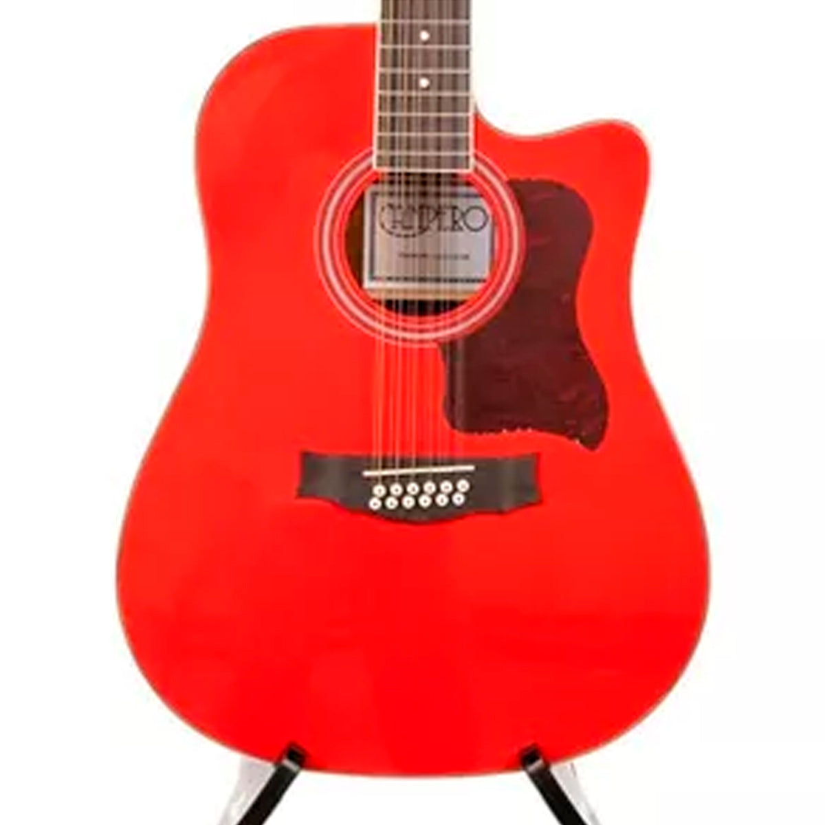 GUITARRA ELECTROACUSTICA CAMPERO 12 CUERDAS CAOBILLA ROJA