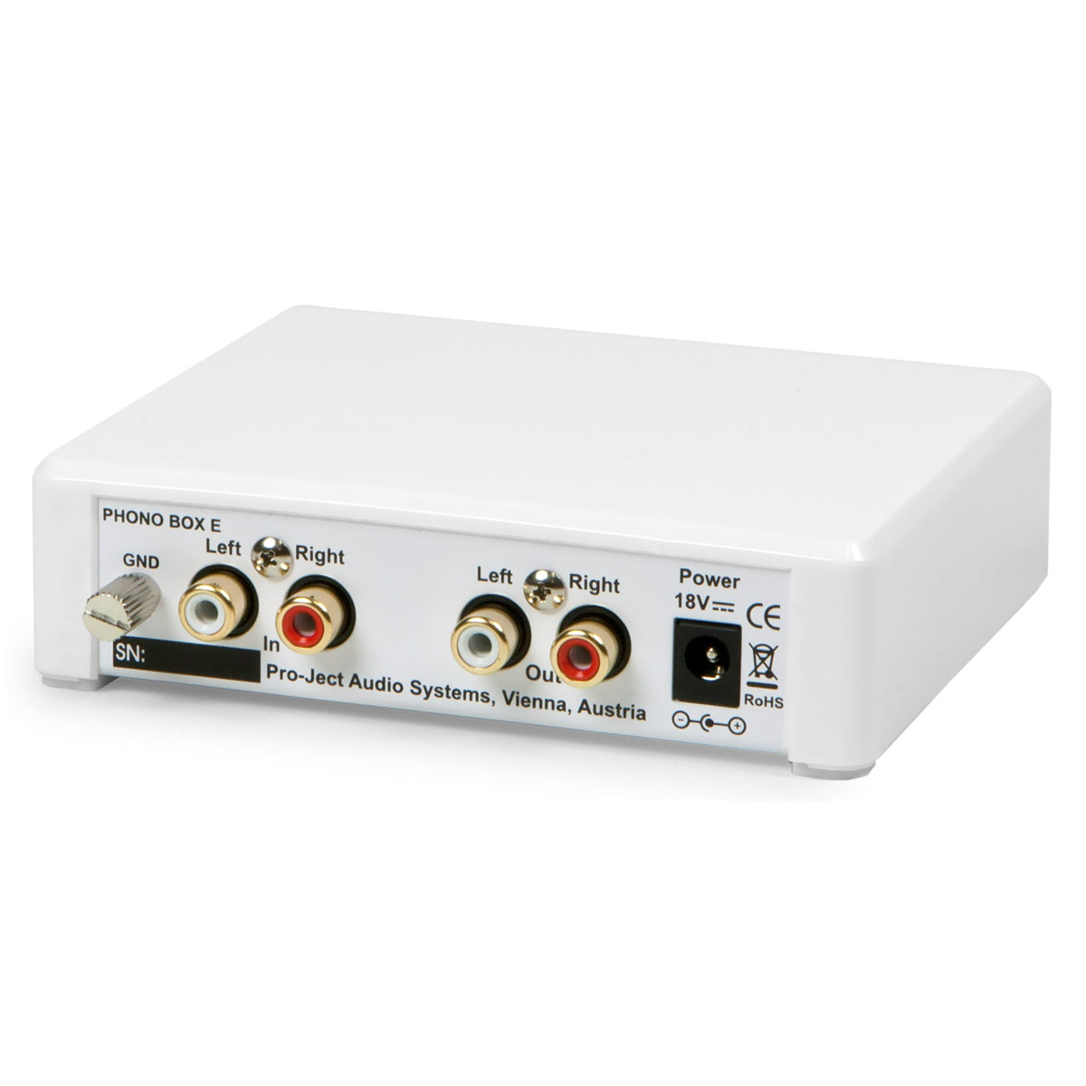 PRE AMPLIFICADOR PRO-JECT PHONO BOX WHITE PARA TORNAMESA