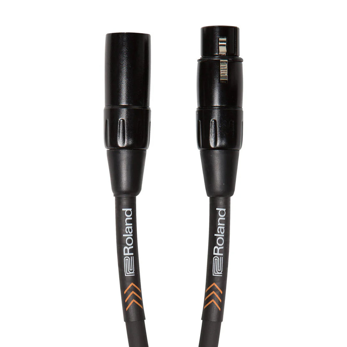 Cable Roland serie Black Micrófono baja impedancia XLR macho - XLR hembra 3mts