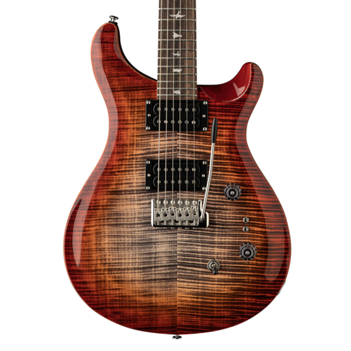 PRS SE CUSTOM 24-08 CHARCOAL CHERRY BURST GUITARRA ELECTRICA CON GIG BAG