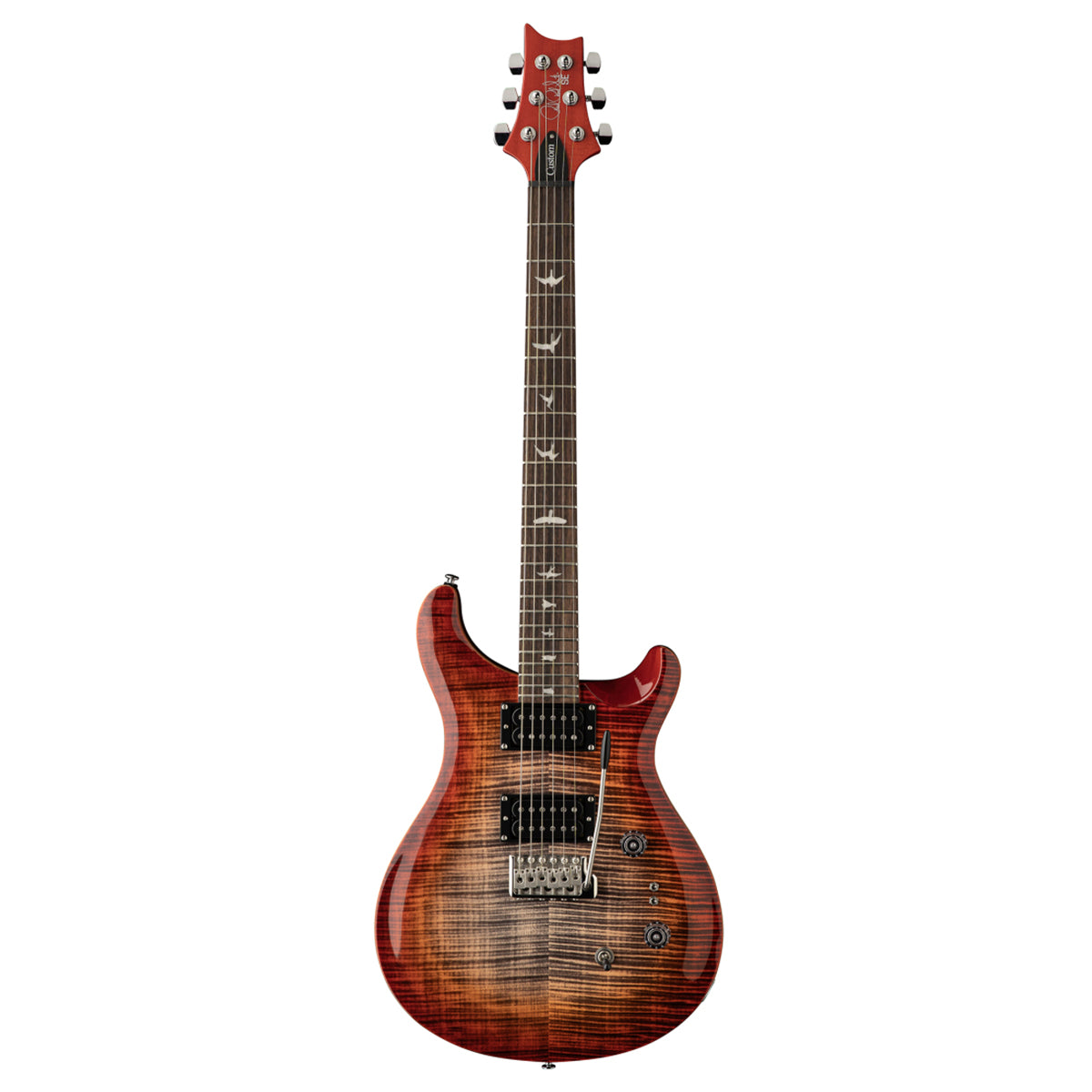 PRS SE CUSTOM 24-08 CHARCOAL CHERRY BURST GUITARRA ELECTRICA CON GIG BAG