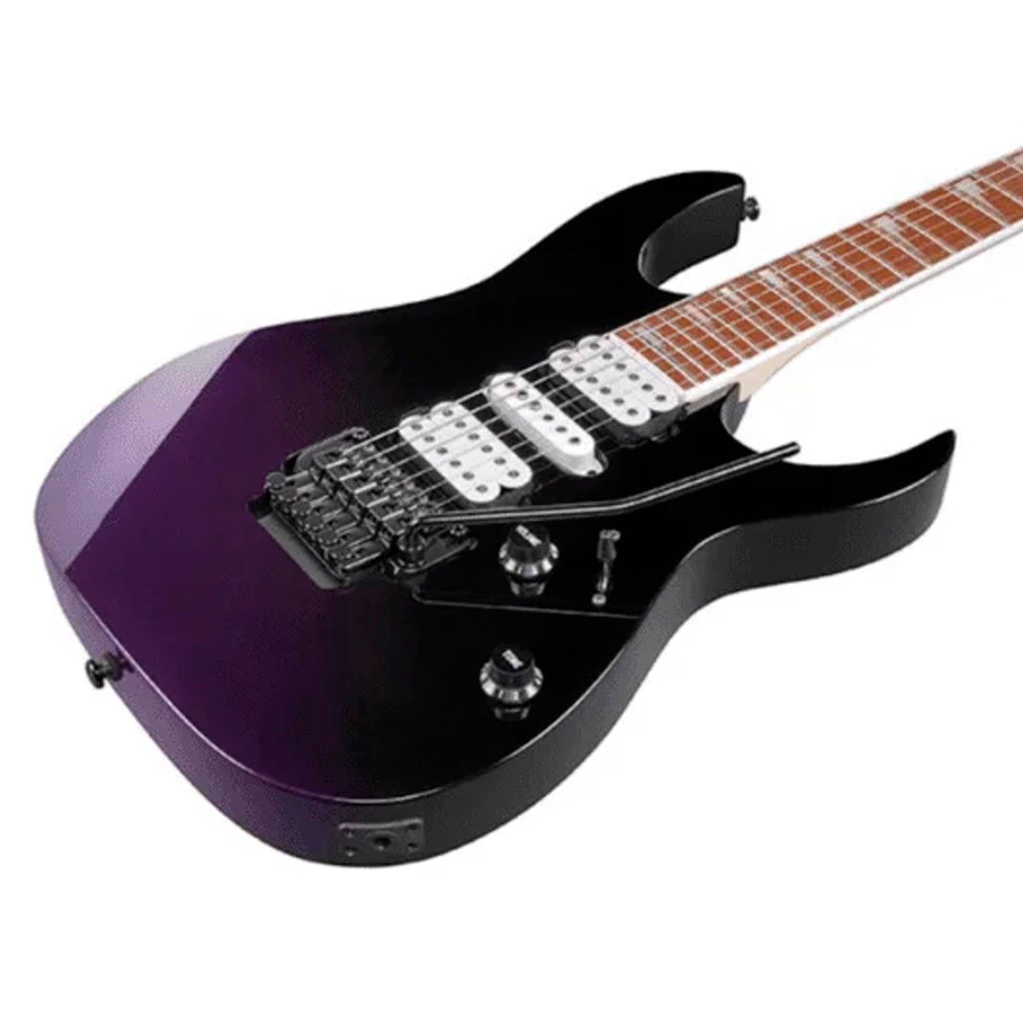 GUITARRA ELECTRICA IBANEZ "RG" NEGRO DEGRADADO MORADO