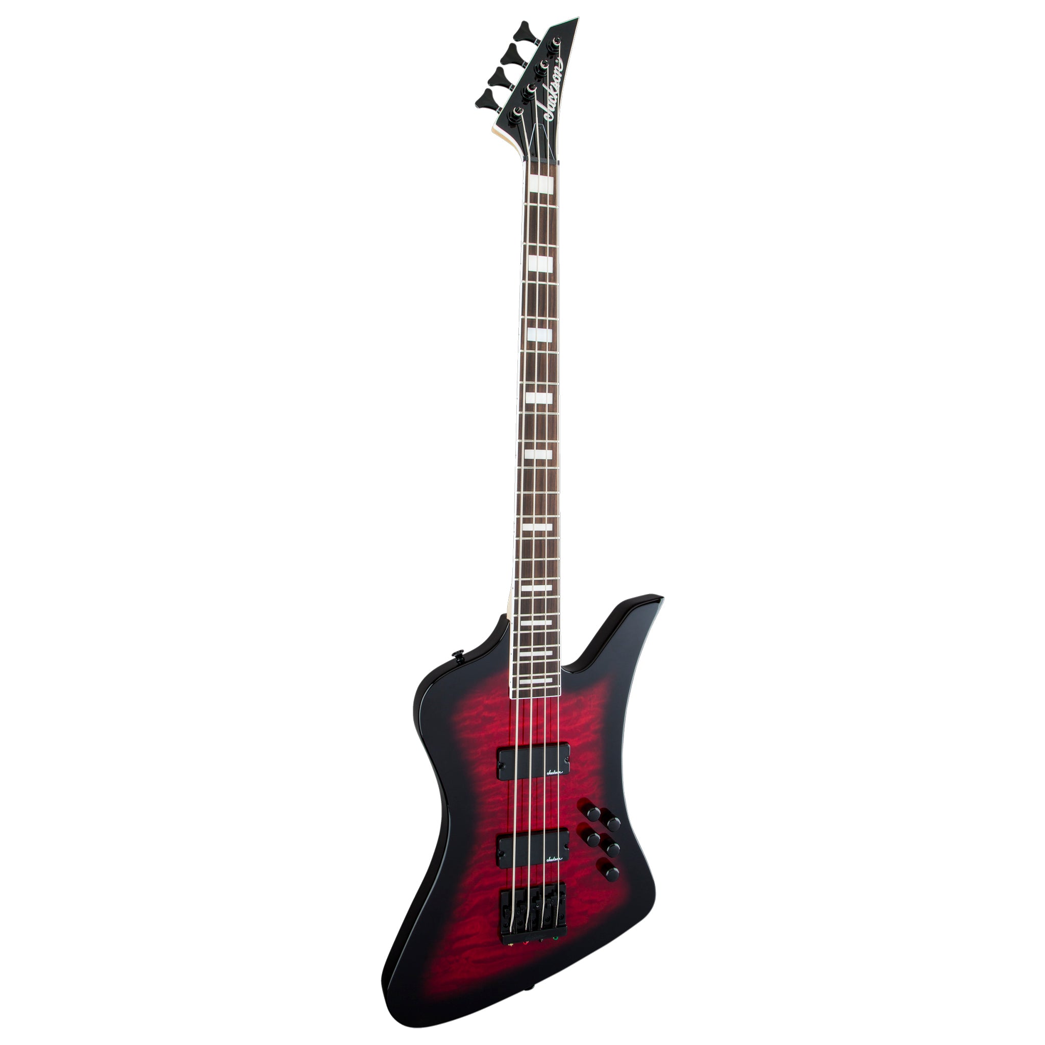 JACKSON JS SERIES KELLY BIRD JS3Q TRANSPARENT RED BURST